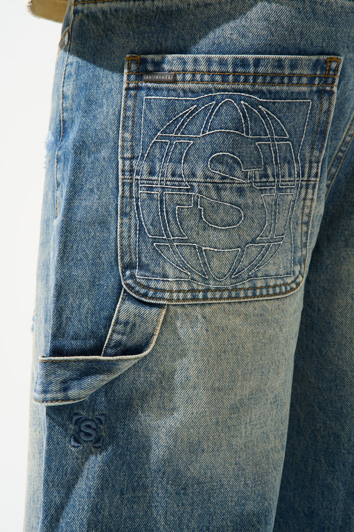 Serenede - TERRE Denim Shorts MidBlue