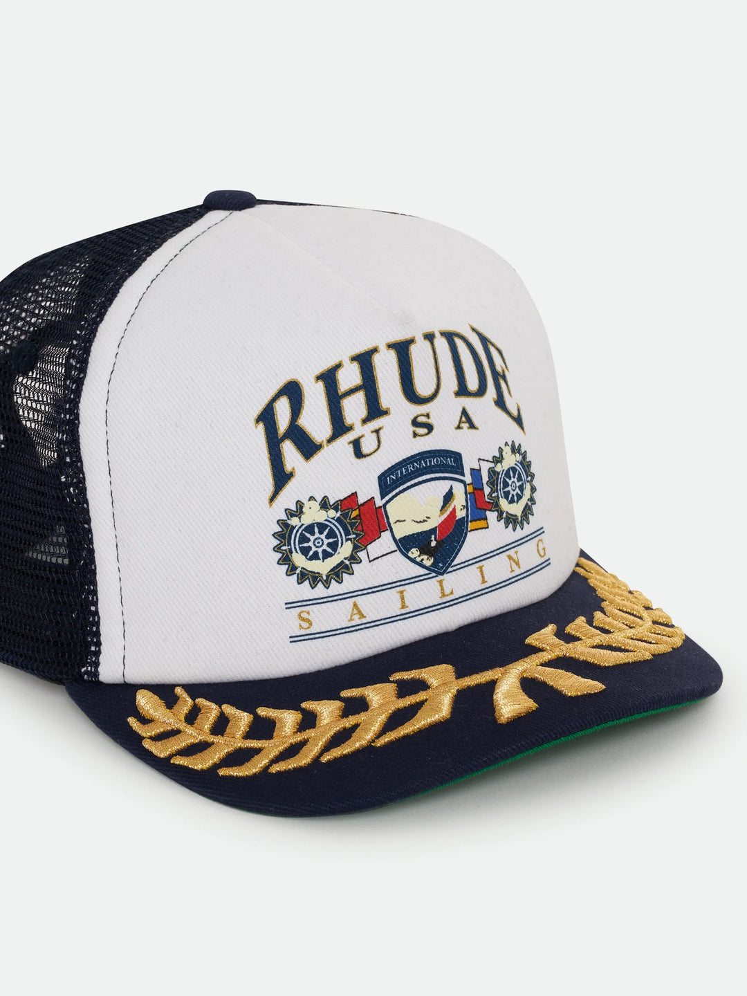 USA Sailing Icon Trucker Hat - Navy / White 3076