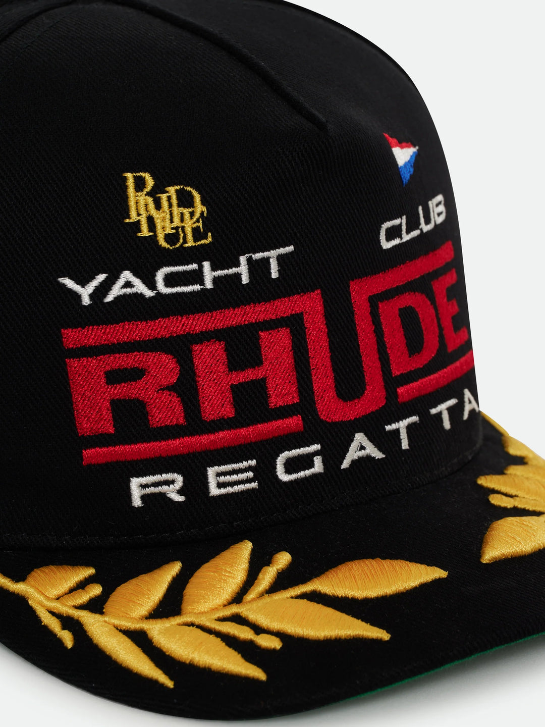 Regatta Club Hat - Black / White / Red 3172
