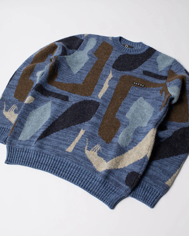 By Parra Detached Knitting Pullover - Blue