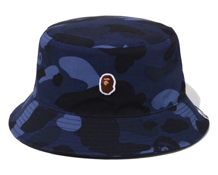 BAPE COLOR CAMO BUCKET HAT M NAVY