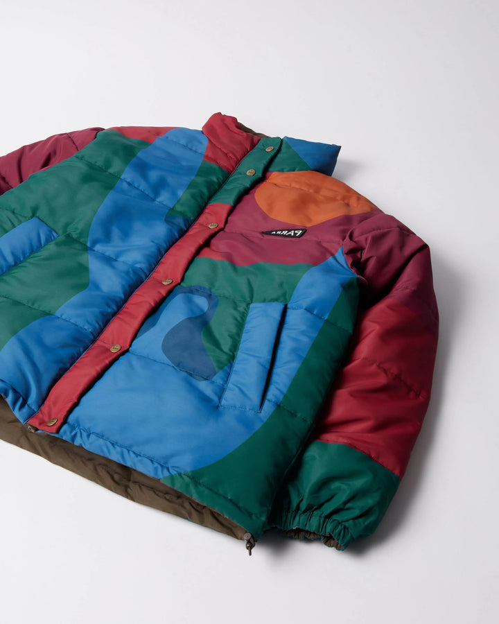By Parra Protect the sun reversible puffer jacket - Brown