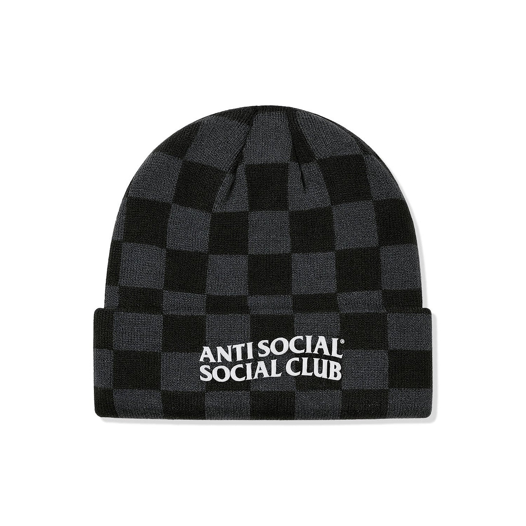Anti Social Social Club x Nascar Fold Beanie - Black