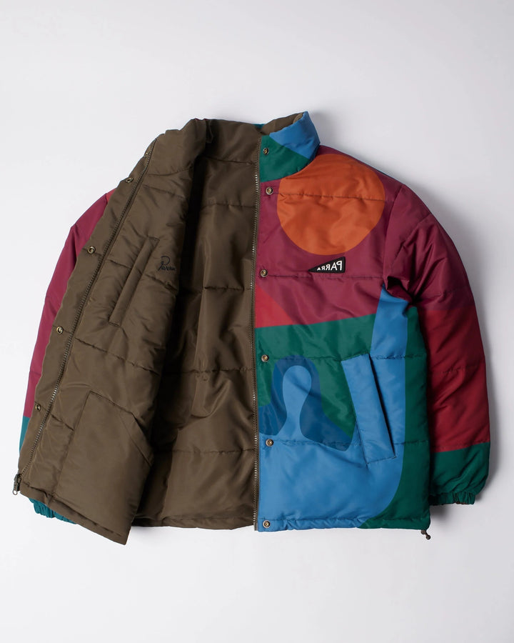 By Parra Protect the sun reversible puffer jacket - Brown