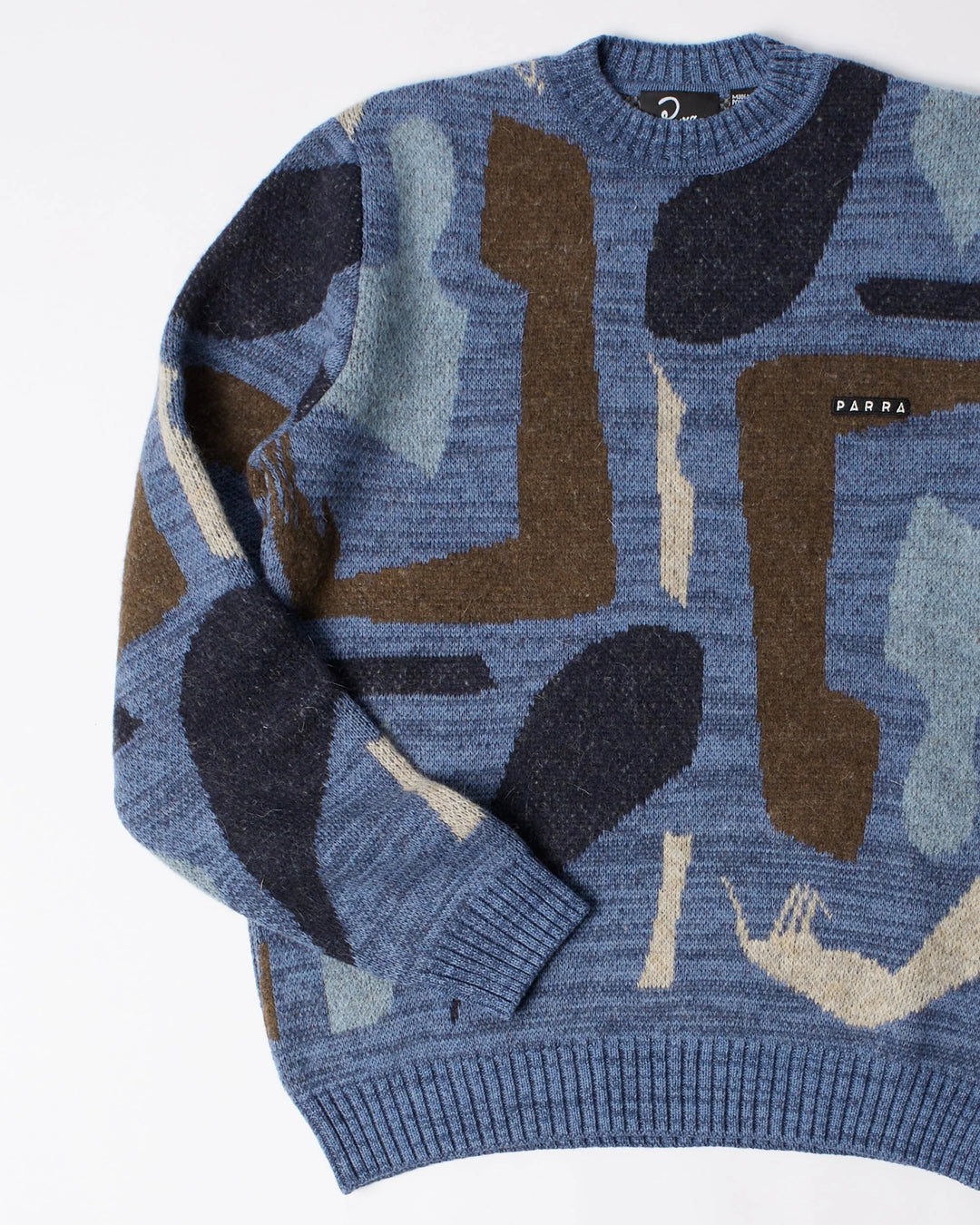 By Parra Detached Knitting Pullover - Blue