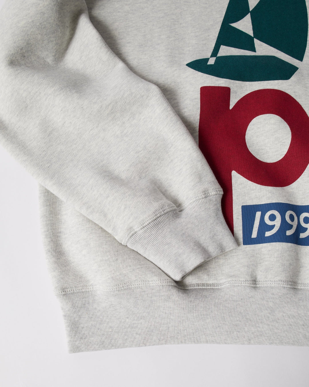 By Parra Sail Bike Crew Neck Sweatshirt - Heather grey