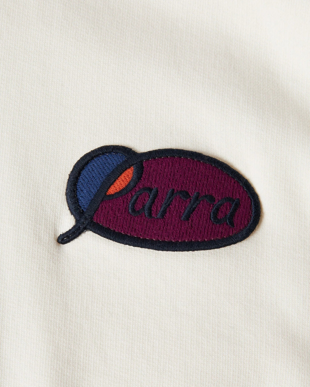 By Parra Circled Script Logo Hooded Sweatshirt - Off White