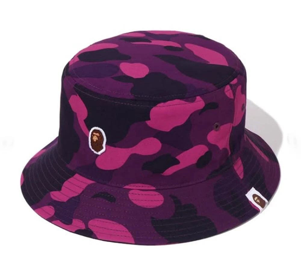BAPE COLOR CAMO BUCKET HAT M PURPLE