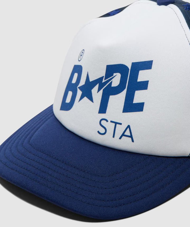 BAPE STA MESH CAP M NAVY