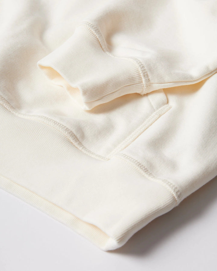By Parra Circled Script Logo Hooded Sweatshirt - Off White