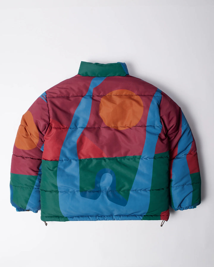 By Parra Protect the sun reversible puffer jacket - Brown