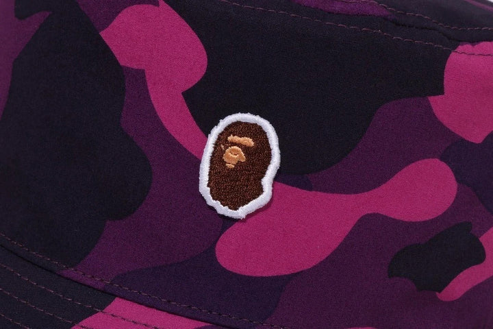 BAPE COLOR CAMO BUCKET HAT M PURPLE