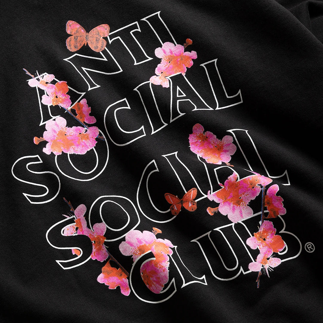 Anti Social Social Club CONTRAST STITCH HOODIE - Black