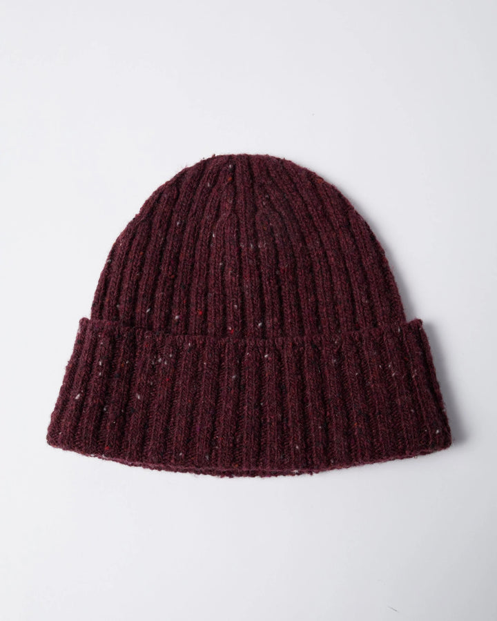 By Parra Reversed Flag Beanie - Dark Burgundy