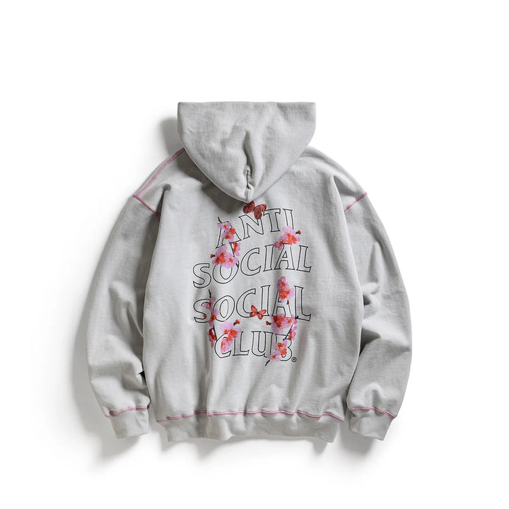 Anti Social Social Club CONTRAST STITCH HOODIE - Gray