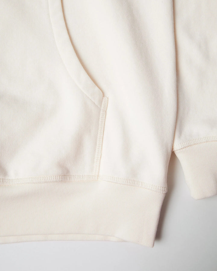 By Parra Circled Script Logo Hooded Sweatshirt - Off White
