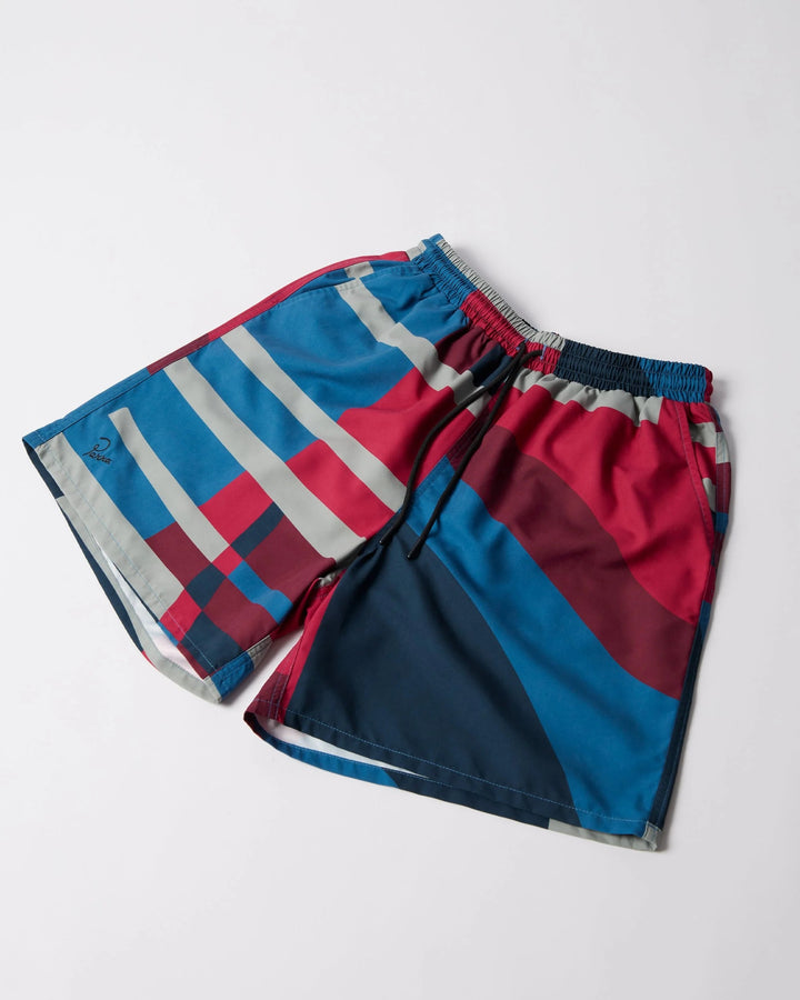 By Parra Vertical Forest Swim Shorts ­- Blue