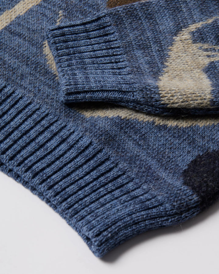 By Parra Detached Knitting Pullover - Blue