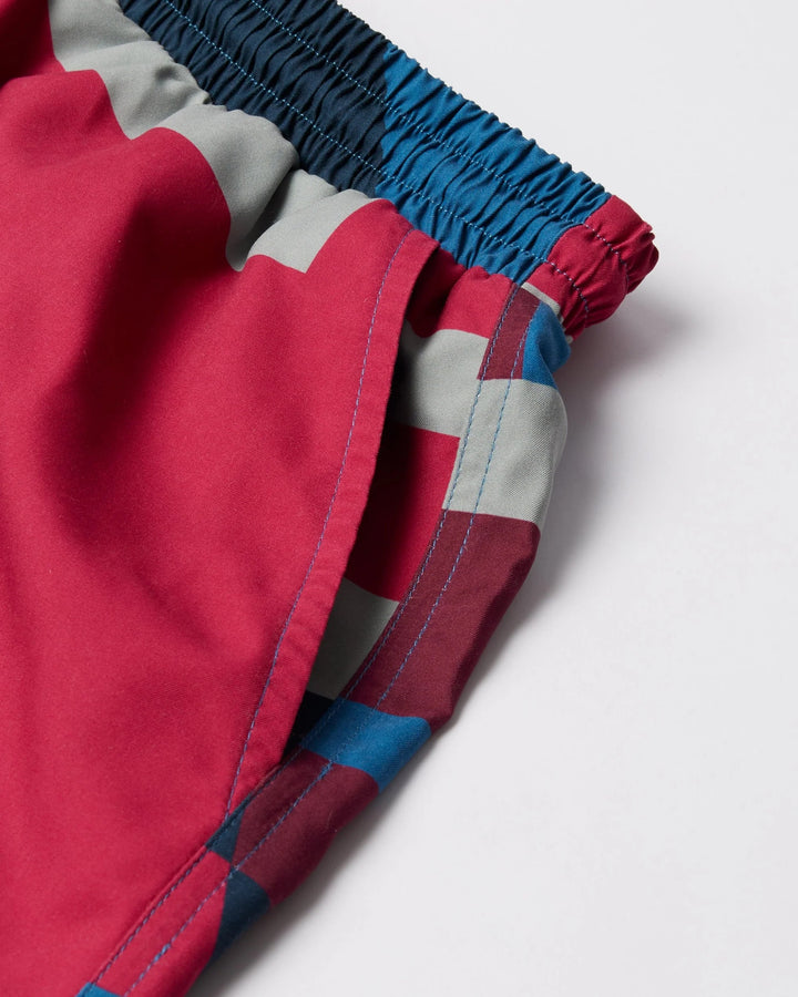 By Parra Vertical Forest Swim Shorts ­- Blue