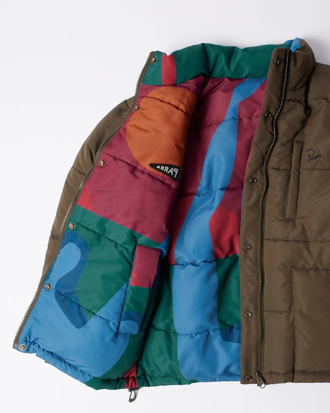 By Parra Protect the sun reversible puffer jacket - Brown
