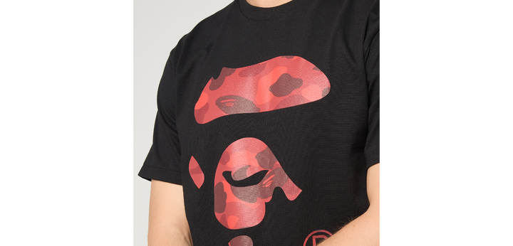 BAPE COLOR CAMO APE FACE TEE M BLACK