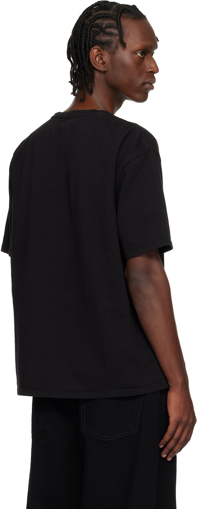 Oversized Chateau Crest Tee - Black/ White 1014