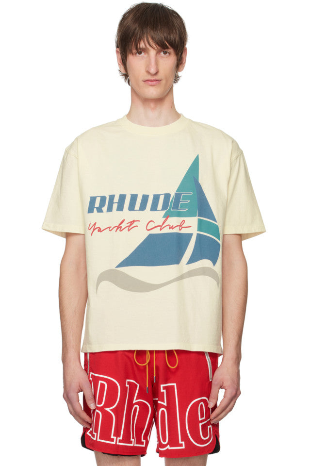 Rhude Off-White 'Yacht Club' T-Shirt