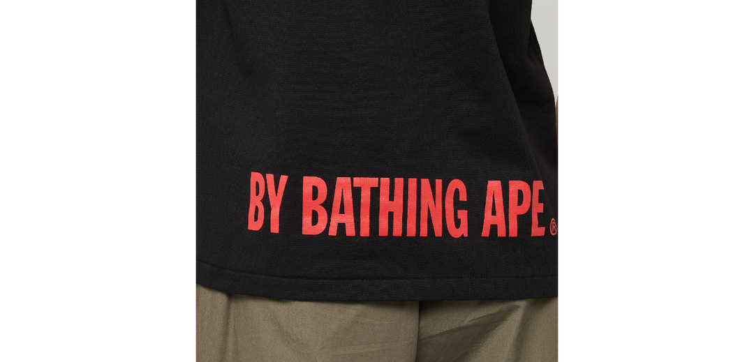 BAPE COLOR CAMO APE FACE TEE M BLACK