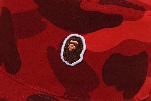BAPE COLOR CAMO BUCKET HAT M RED