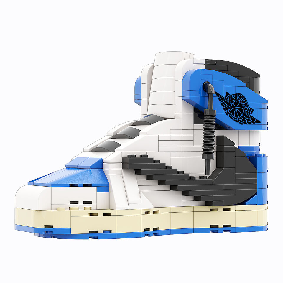 KICKSMINI TRAVIS SCOTT X FRAGMENT AJ1 HIGH Sneaker Bricks