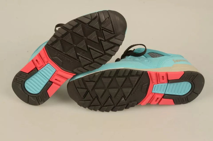 Saucony GRID SD2015 S70217-12 Teal White Red  Mens Sneakers