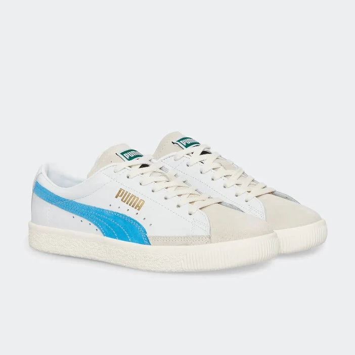 Puma Basket VTG Men's Sneakers - Puma White-Ocean Dive