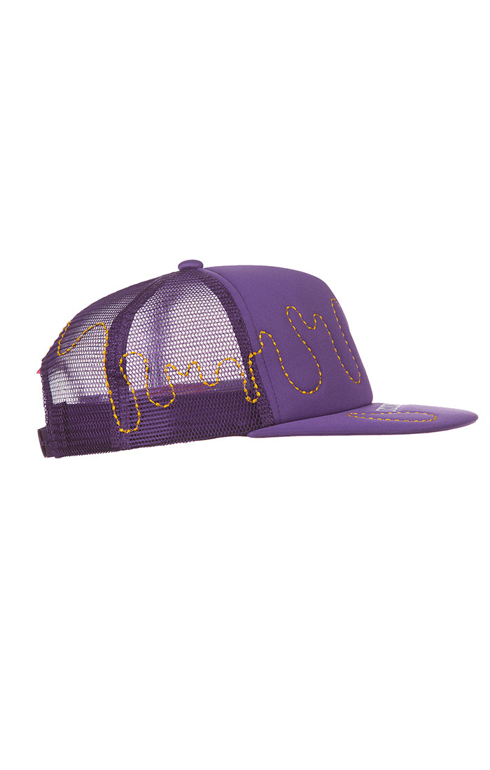 ICECREAM flavor trucker hat - prism violet