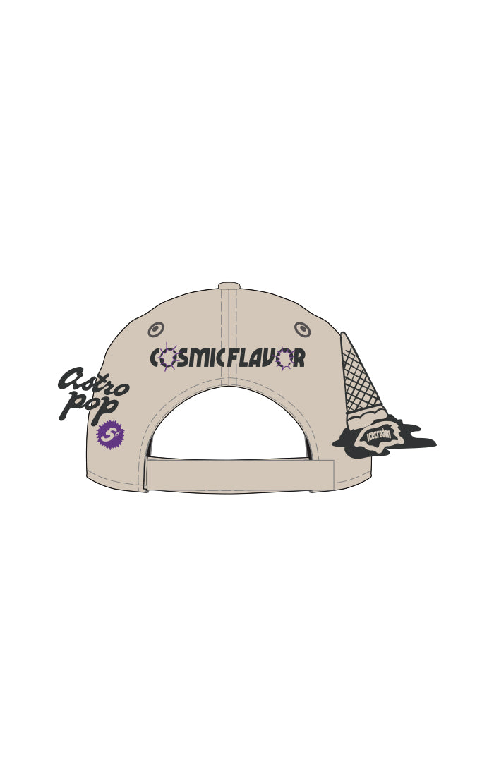ICECREAM good for health dad hat - fog
