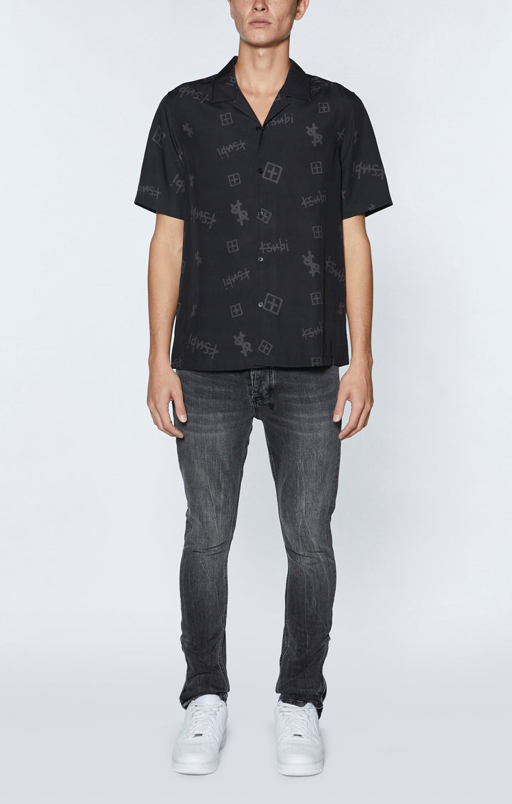KSUBI kash box resort ss shirt - black