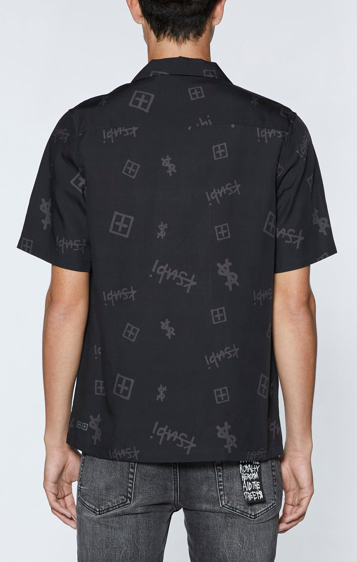KSUBI kash box resort ss shirt - black