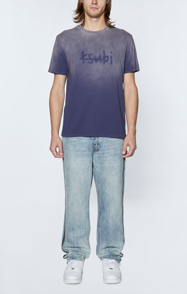 KSUBI heritage kash iced neptune ss tee - blue