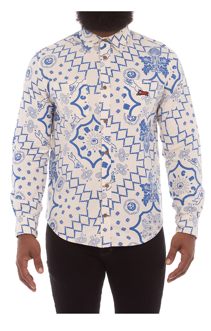 ICECREAM the bands ls woven - antique white