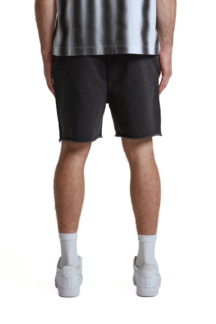 Purple Brand P446 Black MFBG325 MWT Fleece Short - Black