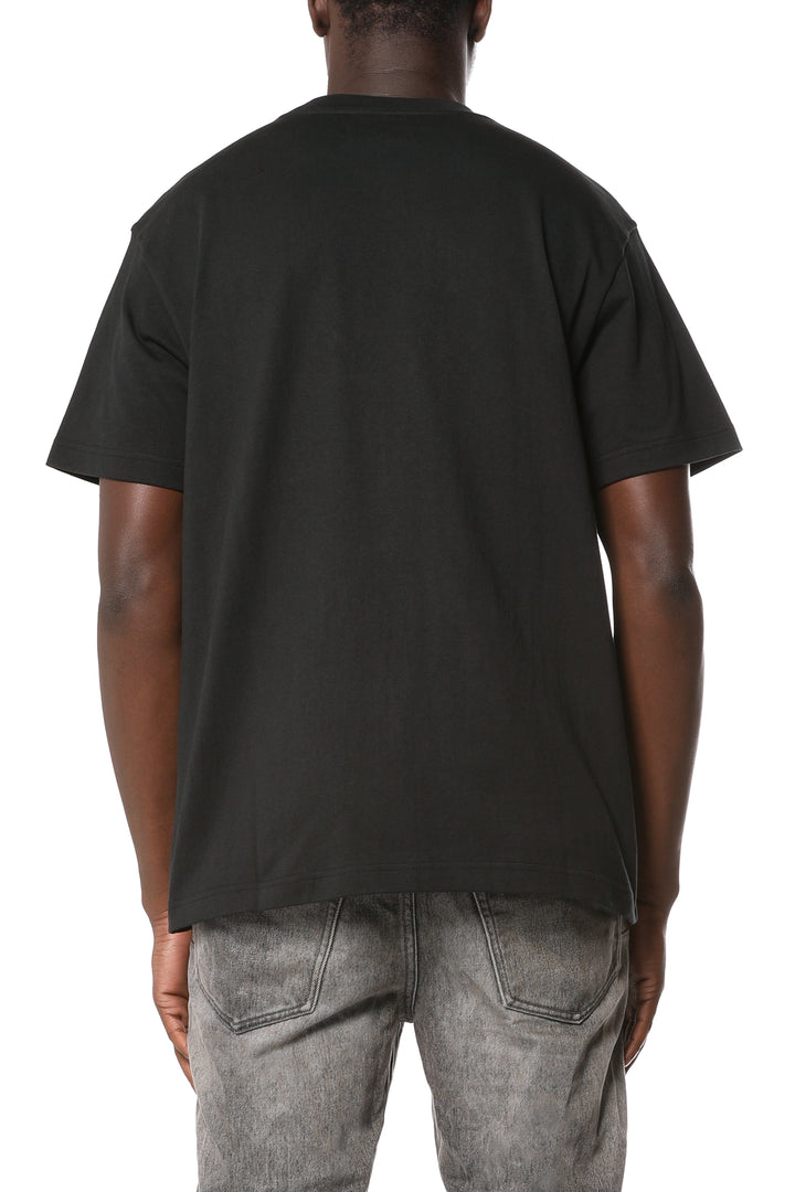 Purple Hwt Jersey Ss Tee - Black