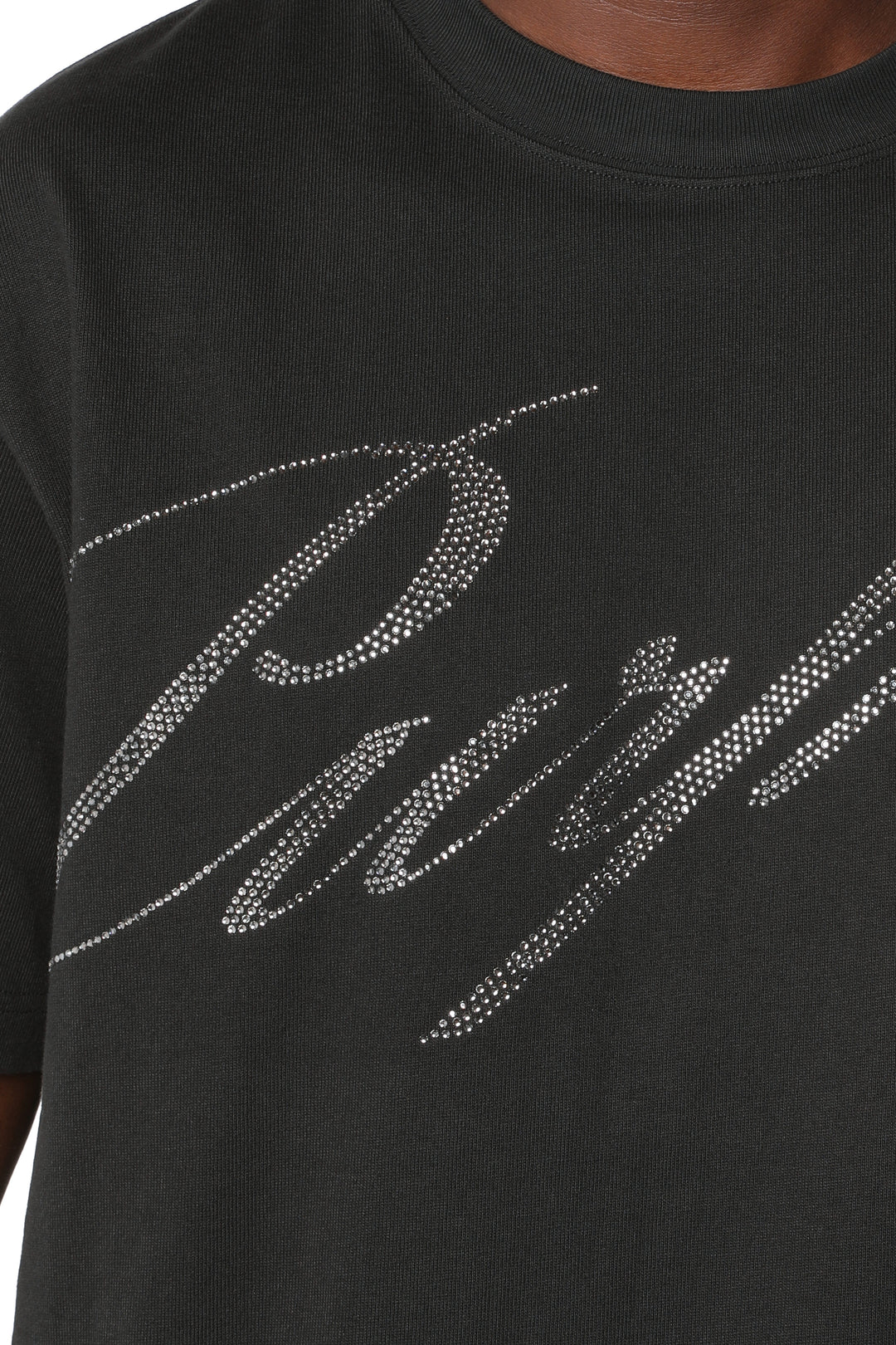 Purple Hwt Jersey Ss Tee - Black