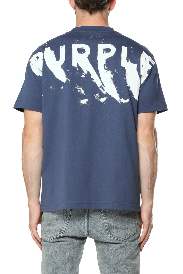 Purple Hwt Jersey Ss Tee - Blue