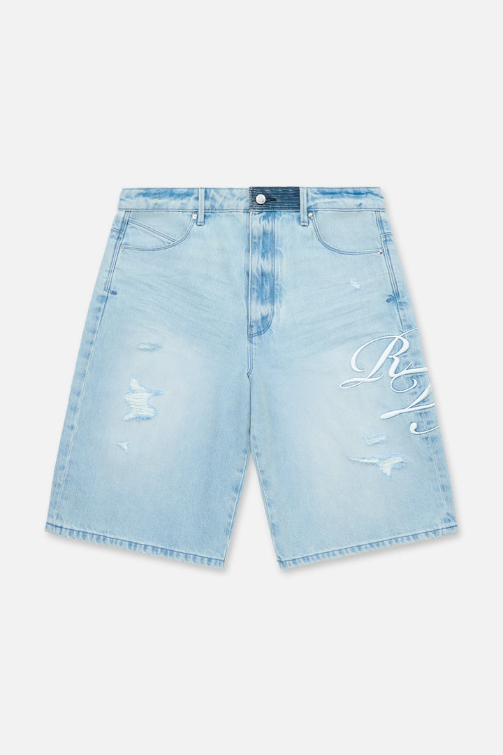 RTA Gustavo Bermuda Short - Soft Horizon Cursive