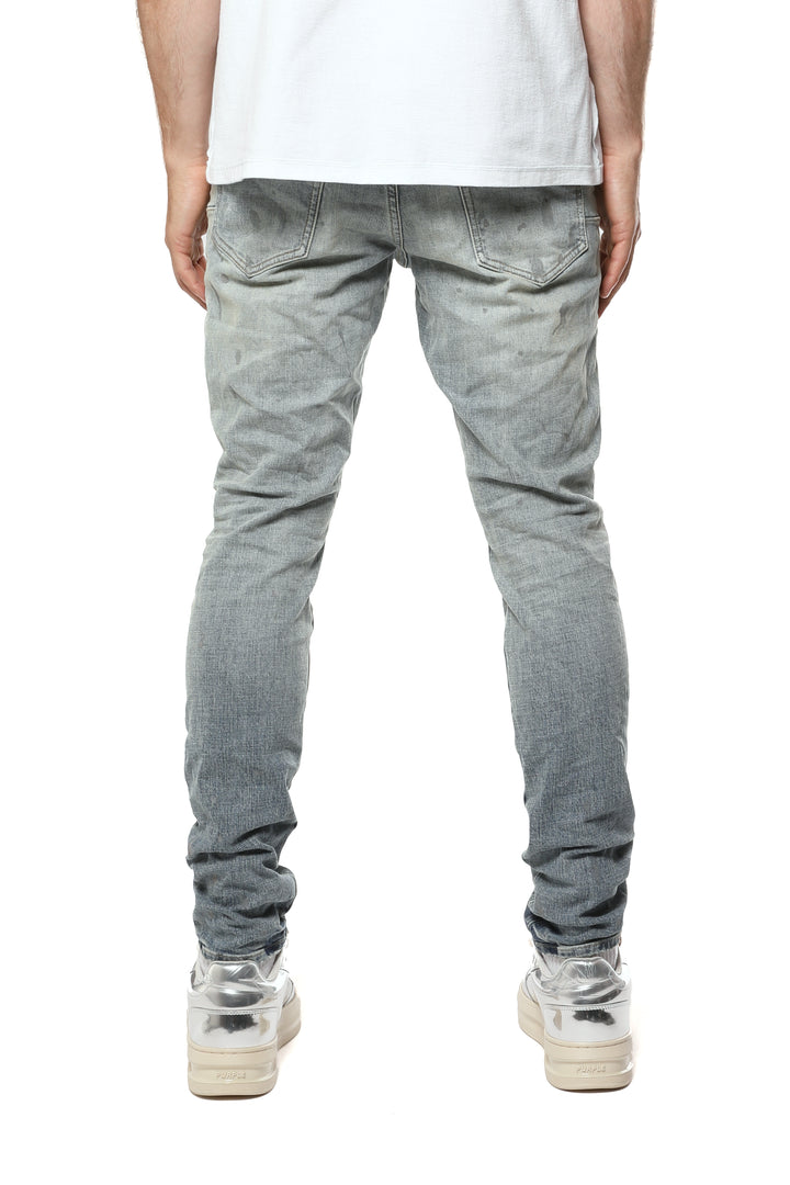 Purple Brand P001-CRLR525 Worn Indigo Reflective Paint