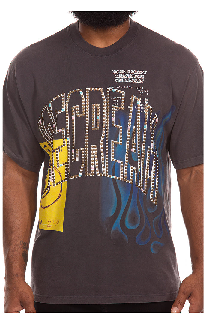ICECREAM the hill ss knit (oversize) - black