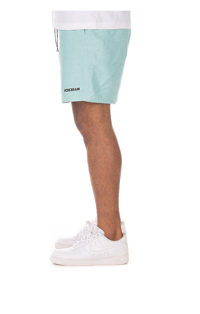 ICECREAM running dog short - aruba blue