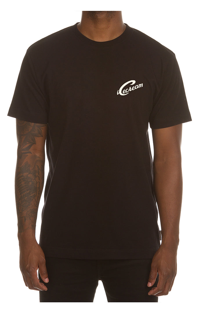 ICECREAM waitress ss tee - black