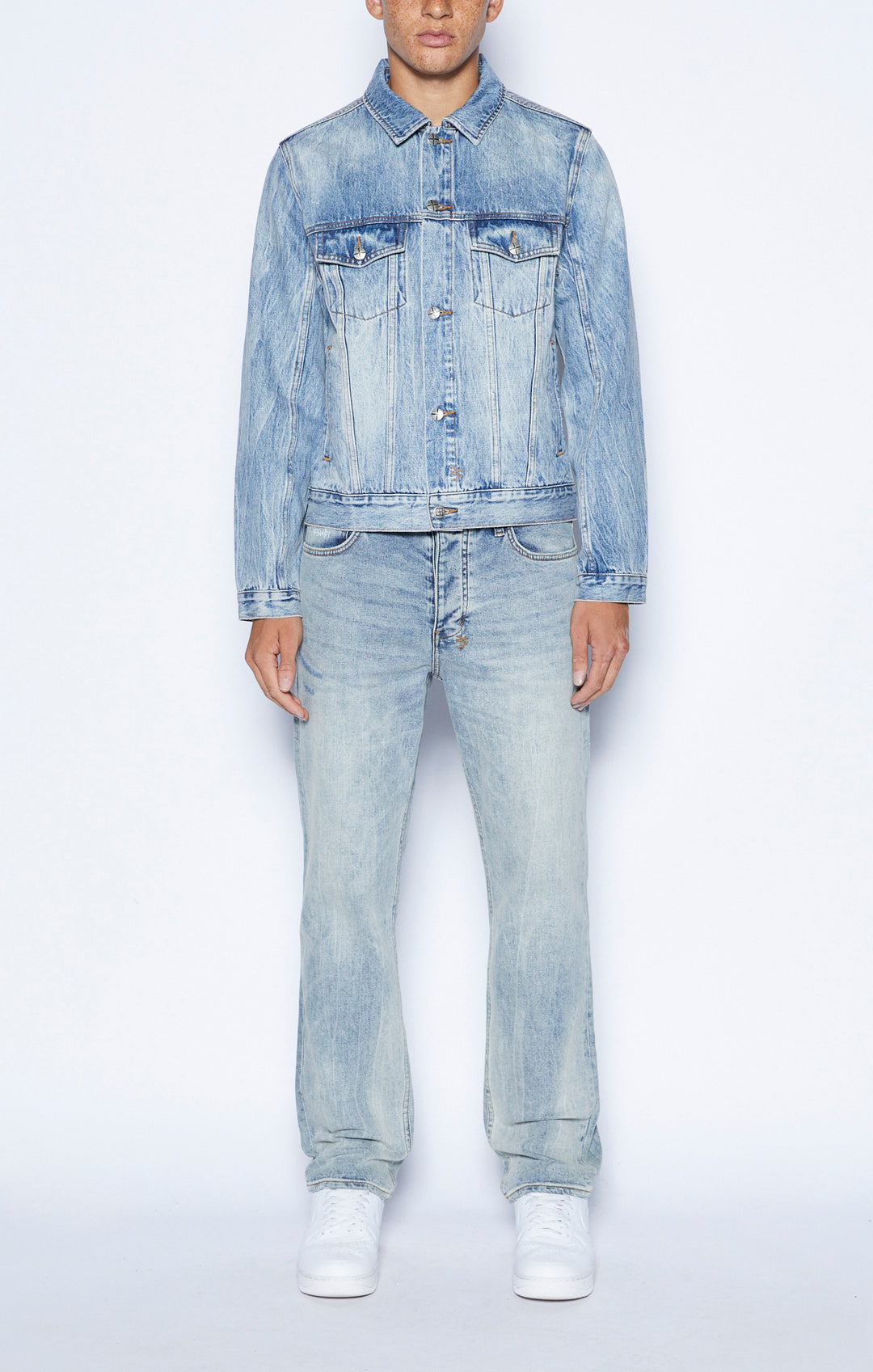 KSUBI classic jacket stairway - denim