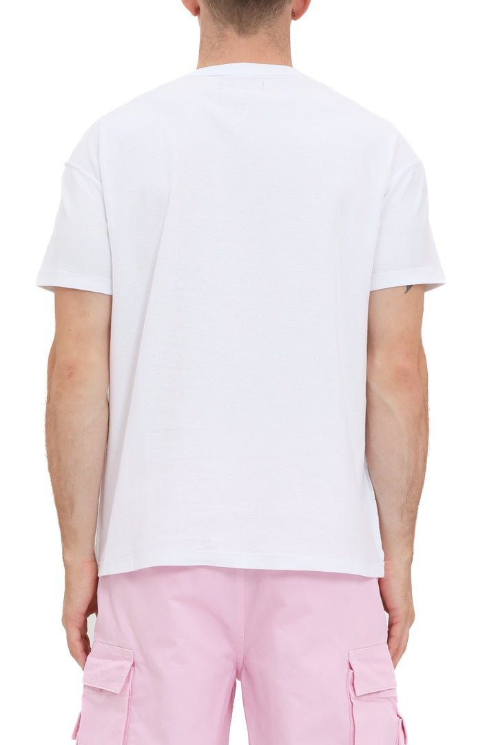 Purple Brand P101 White TWWS325 Textured Inside Out Tee - White