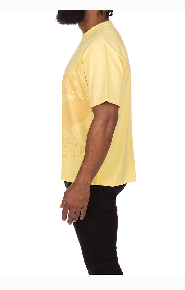Billionaire Boys Club bb crawler s/s knit (cropped fit) - sunshine
